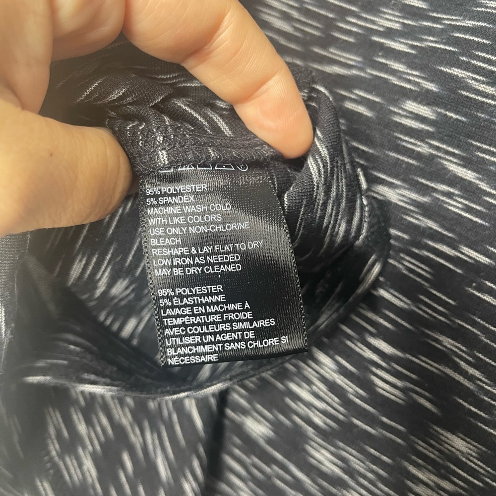 Urban Outfitters Silence + Noise Black White Mini Skirt Size Large - Picture 7 of 7